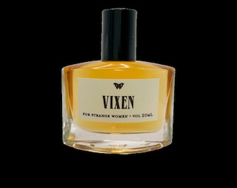 Vixen™ -  Perfume Oil - Natural Botanical Perfume with Musk, Black Peppercorn, Woods, Amber, Sunlight, Hickory & Cedar Perfume, Resinous