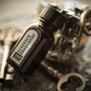 Decadence and Debauchery™ - Perfume Oil with natural resins, tobacco, blood orange, bergamot, violet, vanilla, woods - unisex scent