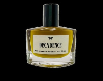 Decadence and Debauchery™ - Perfume Oil with natural resins, tobacco, blood orange, bergamot, violet, vanilla, woods - unisex scent