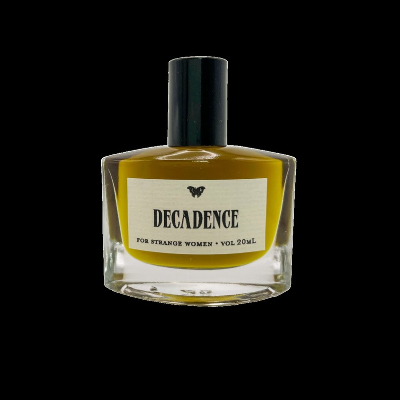 Decadence and Debauchery™ Perfume Oil with natural resins, tobacco, blood orange, bergamot, violet, vanilla, woods unisex scent 20 Milliliters