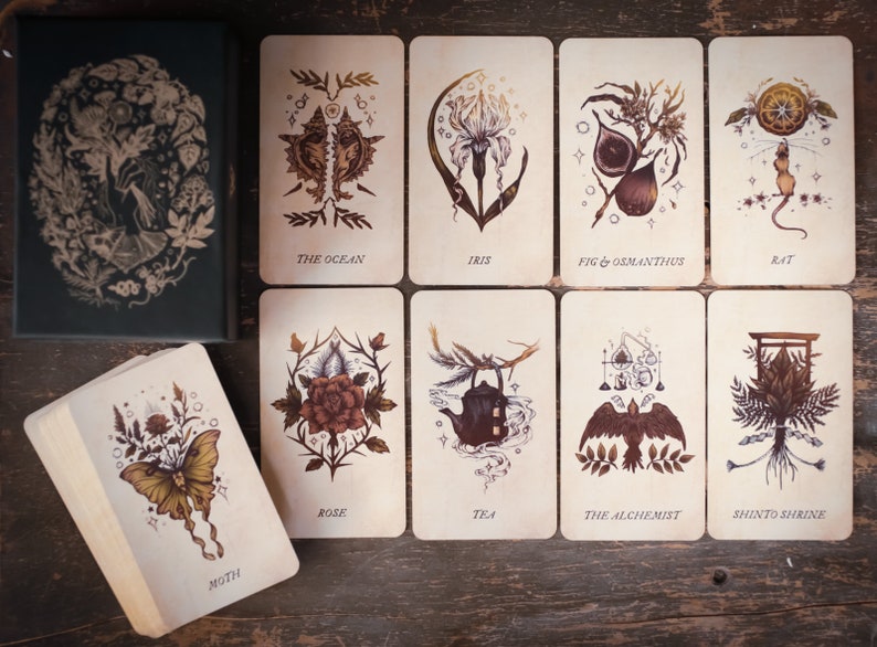 The Botanical Orakel Deck Weissagungskarten mit botanischen Illustrationen von Ash Miyagawa Bild 5