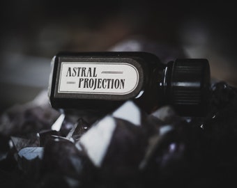 Astral Projection - Perfume Oil - Natural Perfume with verveine, lavender, chamomile, rose, valerian - night aromatherapy perfume
