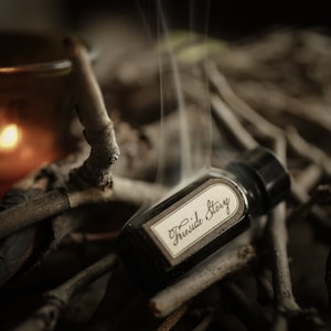 Fireside Story™ Natural Perfume Oil bonfire, campfire, smoke, fireplace, woods, and vanilla unisex scent image 4