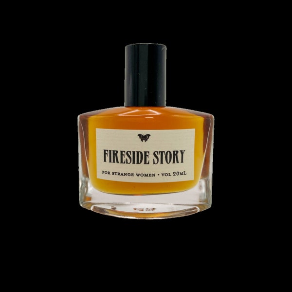 Fireside Story™ - Huile de parfum naturelle - feu de joie, feu de camp, fumée, bois de cheminée et vanille - parfum unisexe