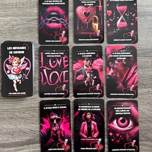 Oracle Les Messages de Cupidon - Oracle pour tirage sentimental et domaine amoureux en Français - 61 cartes