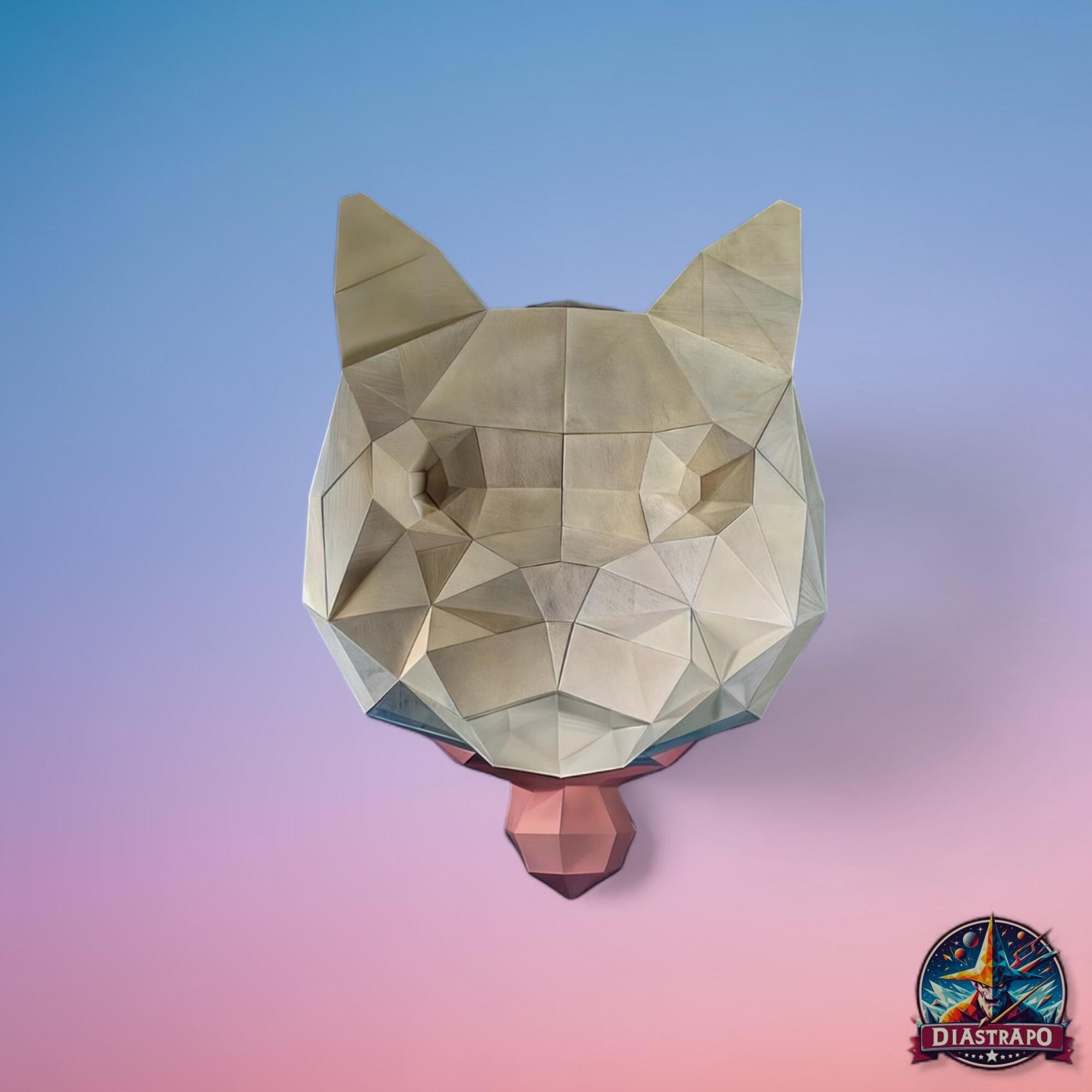 Geometric Cat Sculpture - Etsy Geometric Cat Sculpture - Etsy