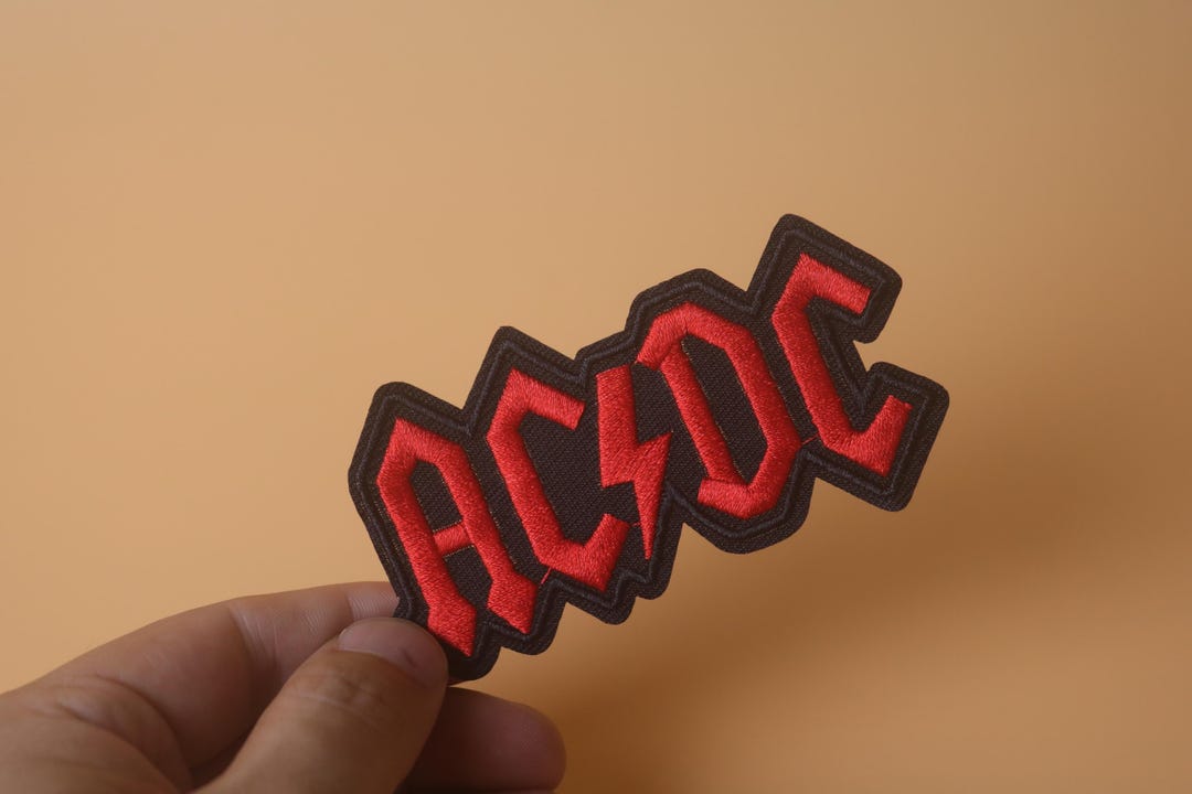 ACDC Patch, Band Patch, Music Patch, Iron on Patch, Embroidered Patch ...