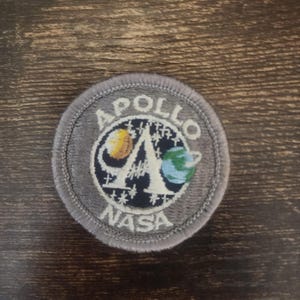 Vintage Apollo NASA Patch from Kennedy Space Center NASA Tours Original-Sew On patch