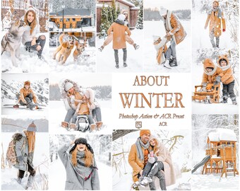 Winter Photo Effects: Photoshop Actions & ACR Presets