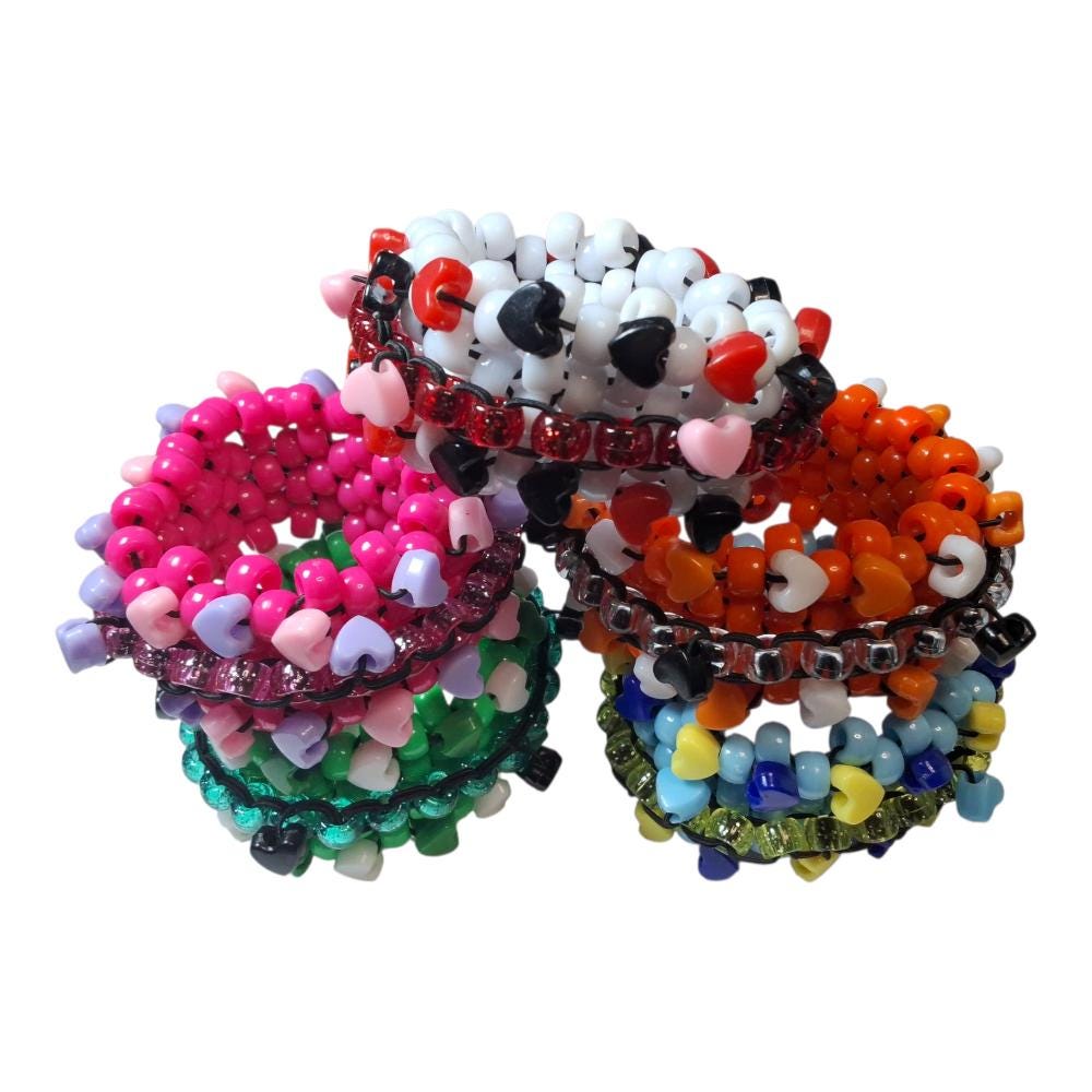 5 Kandi Rotator Cuffs Handmade and Buy 1 or Buy All 5
