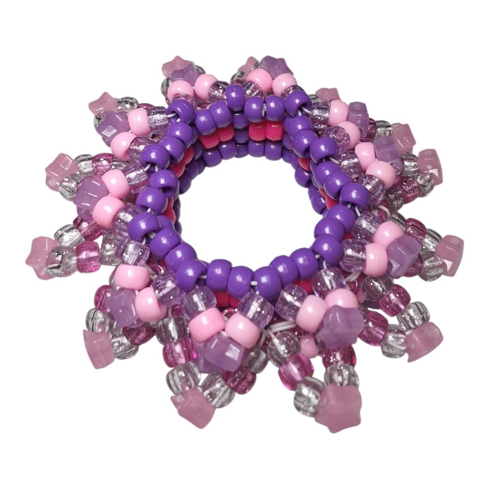 Lot of 3 Spinning Star Spiked Kandi Cuff - Glow in the Dark Mini Rotator image 5