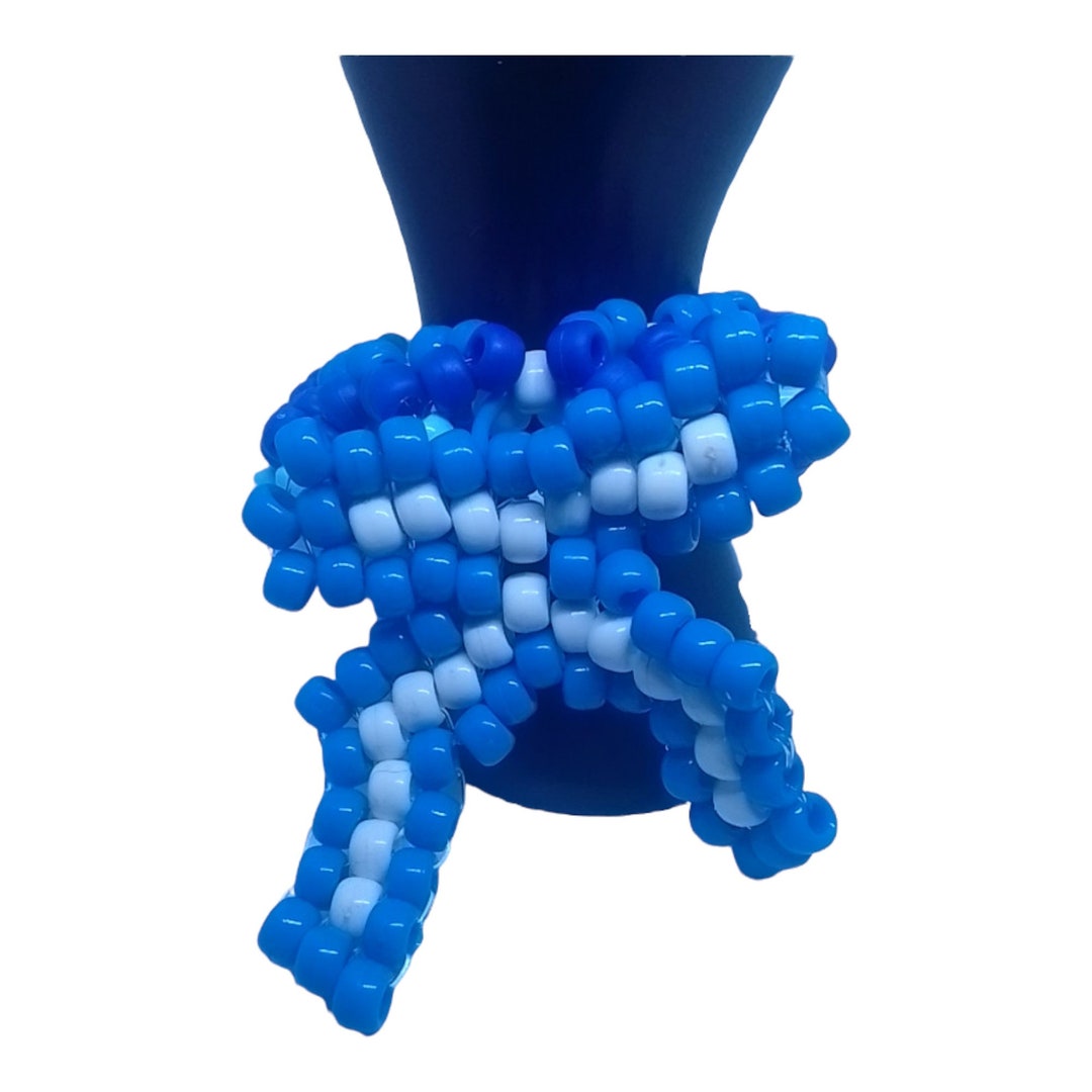 Excision Kandi Bracelet Rave Cuff Upper Arm Kandi Braceletneon Blue