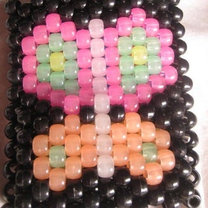 Glow in Dark Butterflies Kandi Cuff kandi-armband