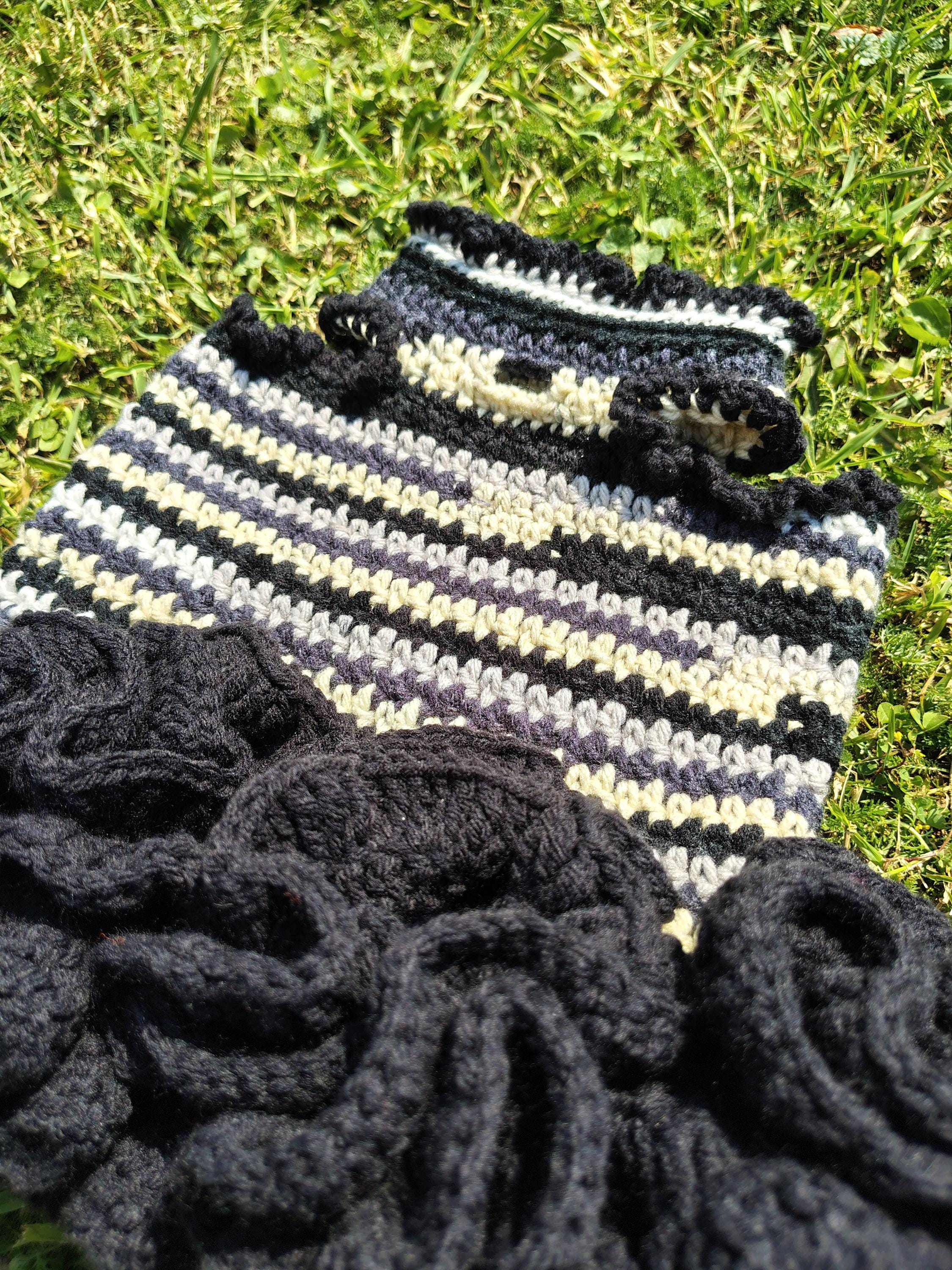 S Dog Sweater, Medium Pet Fashion, Dog Gift Idea, Crocheted Dress, Pet Gift, Made in the US, Handmade Clothes, Dog Lover Gifts, Cute Clothes - Thumbnail 3