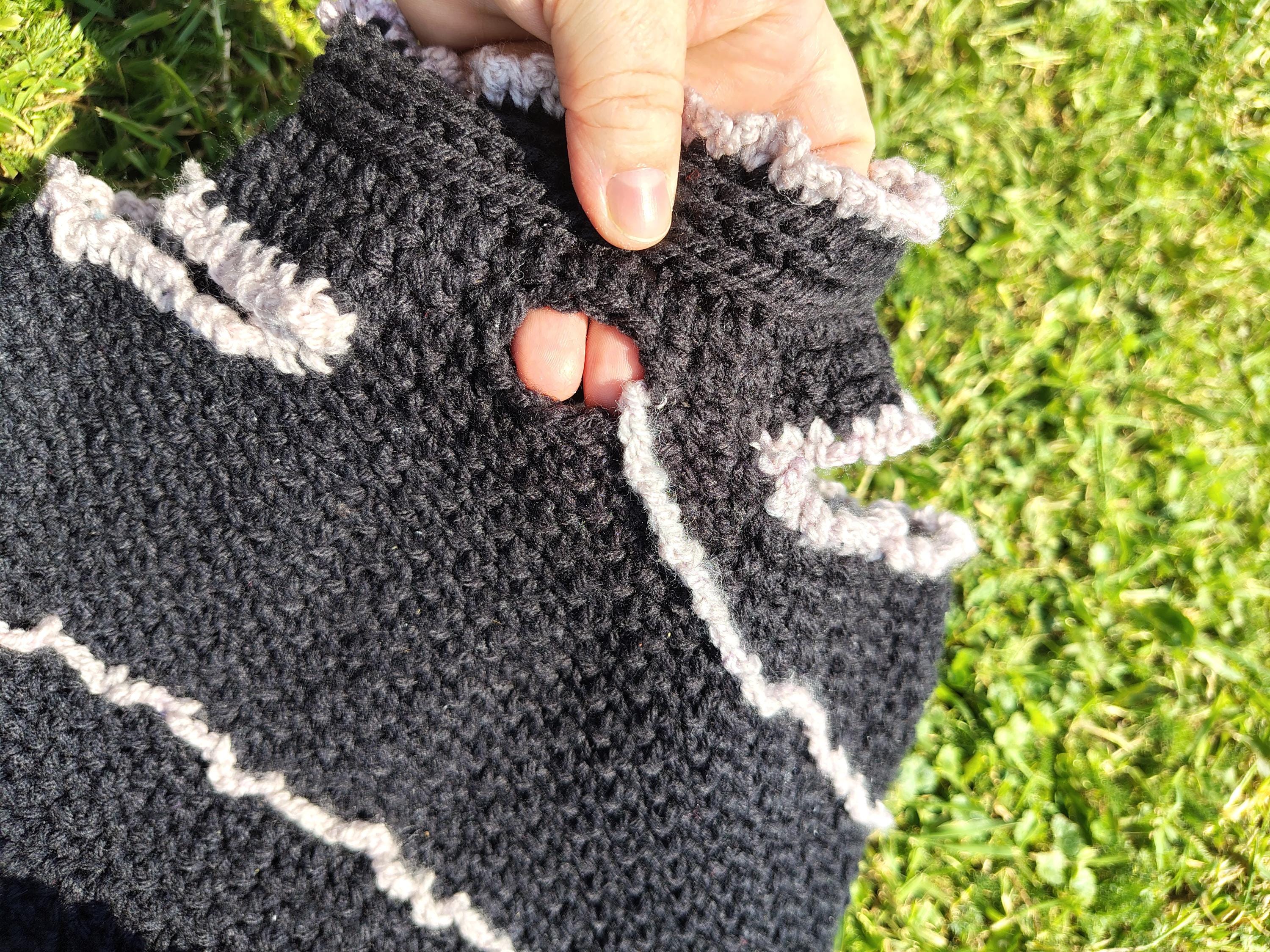 Dog Sweater, Crochet Dog Dress, Pet Fashion, Crochet Witch Costume for Dog, Halloween Pet Clothing - Thumbnail 4