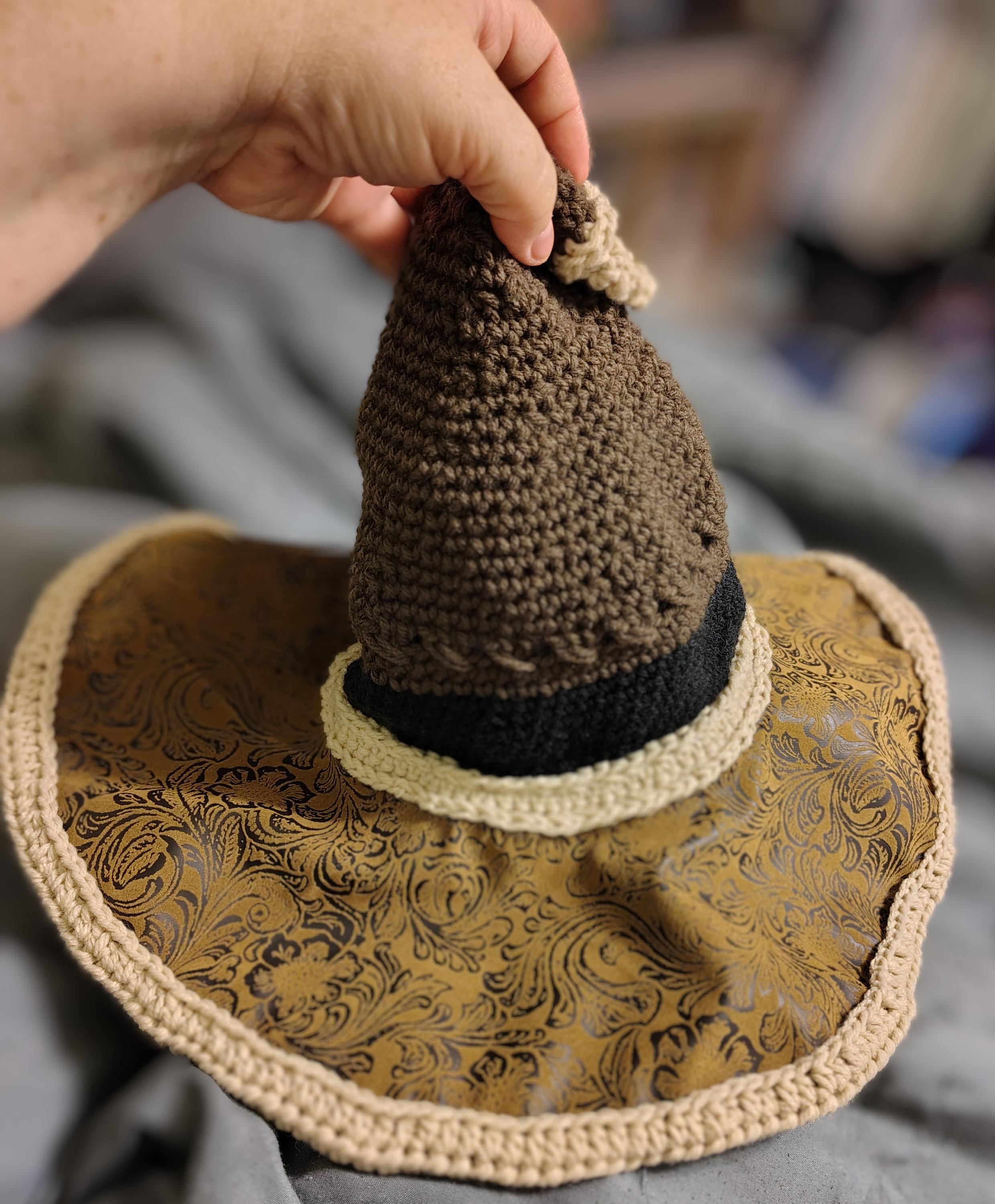 Handmade Witch Hat, Witchcraft Supplies, Witchy Clothes, Gift for Witches - Thumbnail 2