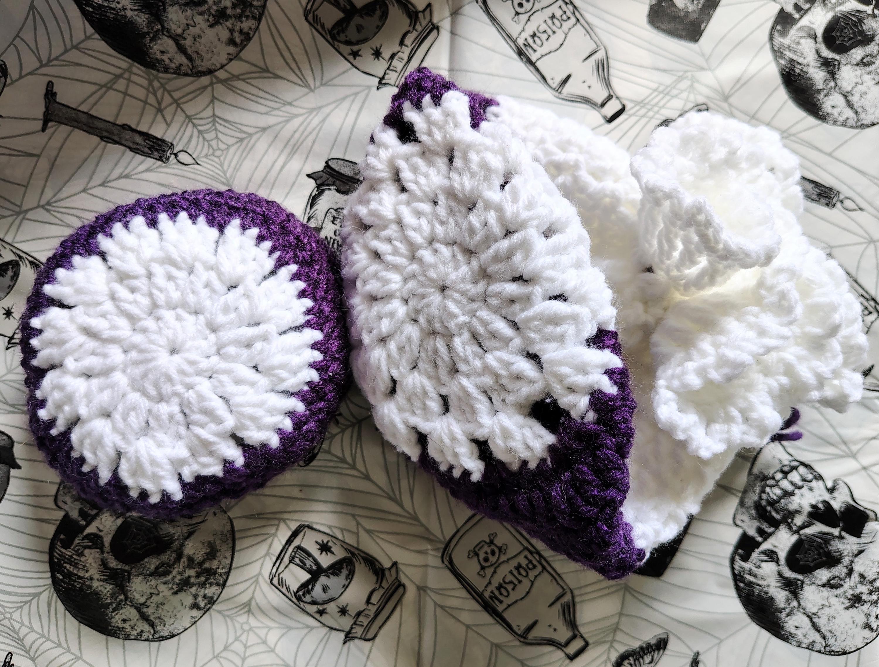 Crochet Pouch & Dish, Hand Crochet Purse, Shelf Decorations - Thumbnail 2