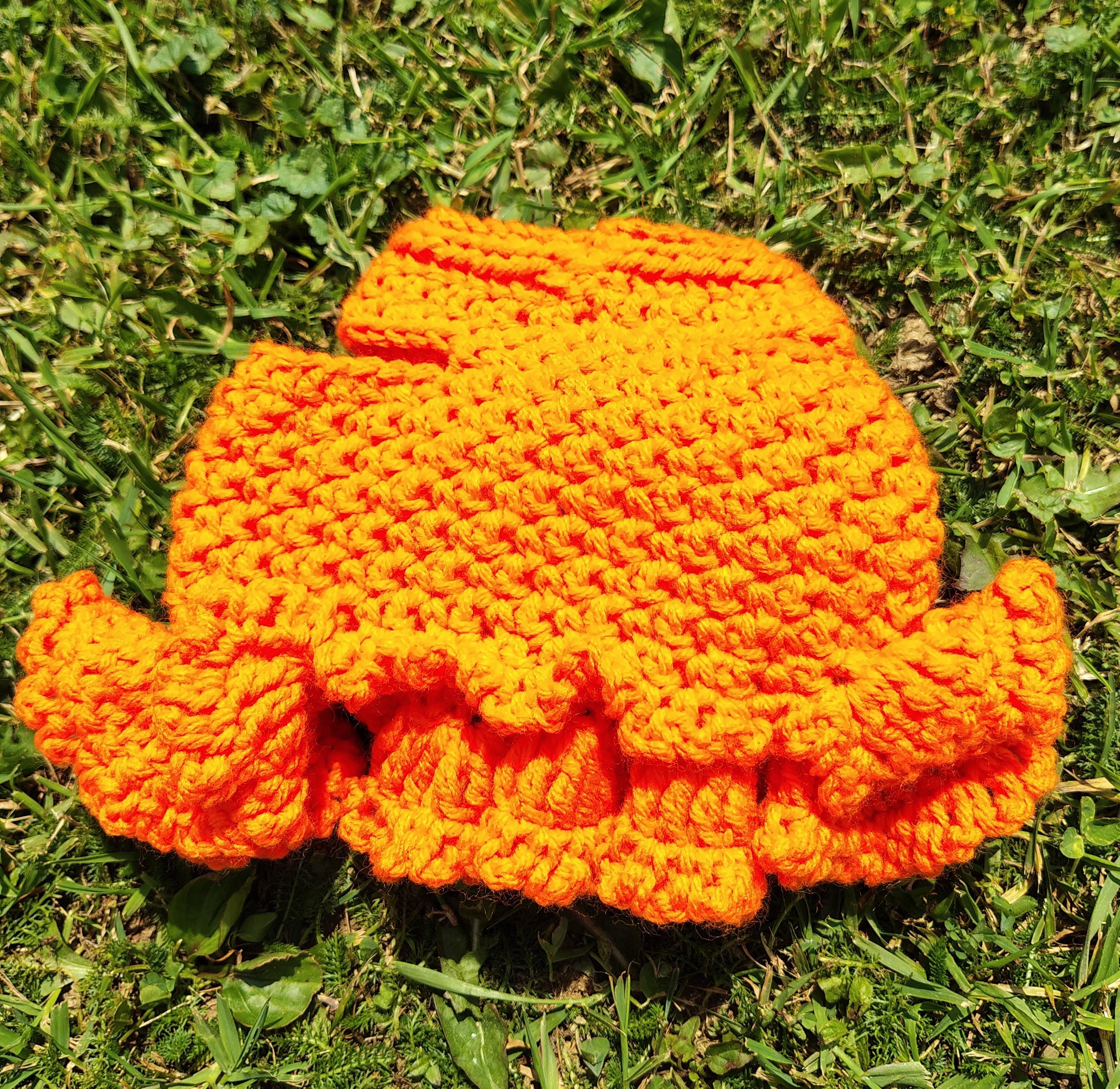 XXS Dog Pumpkin Sweater Dress, Dog Owner Gift Idea, Pumpkin Halloween Dog Costume, Tiny Pet Clothes, Boutique Dog Sweater - Thumbnail 2