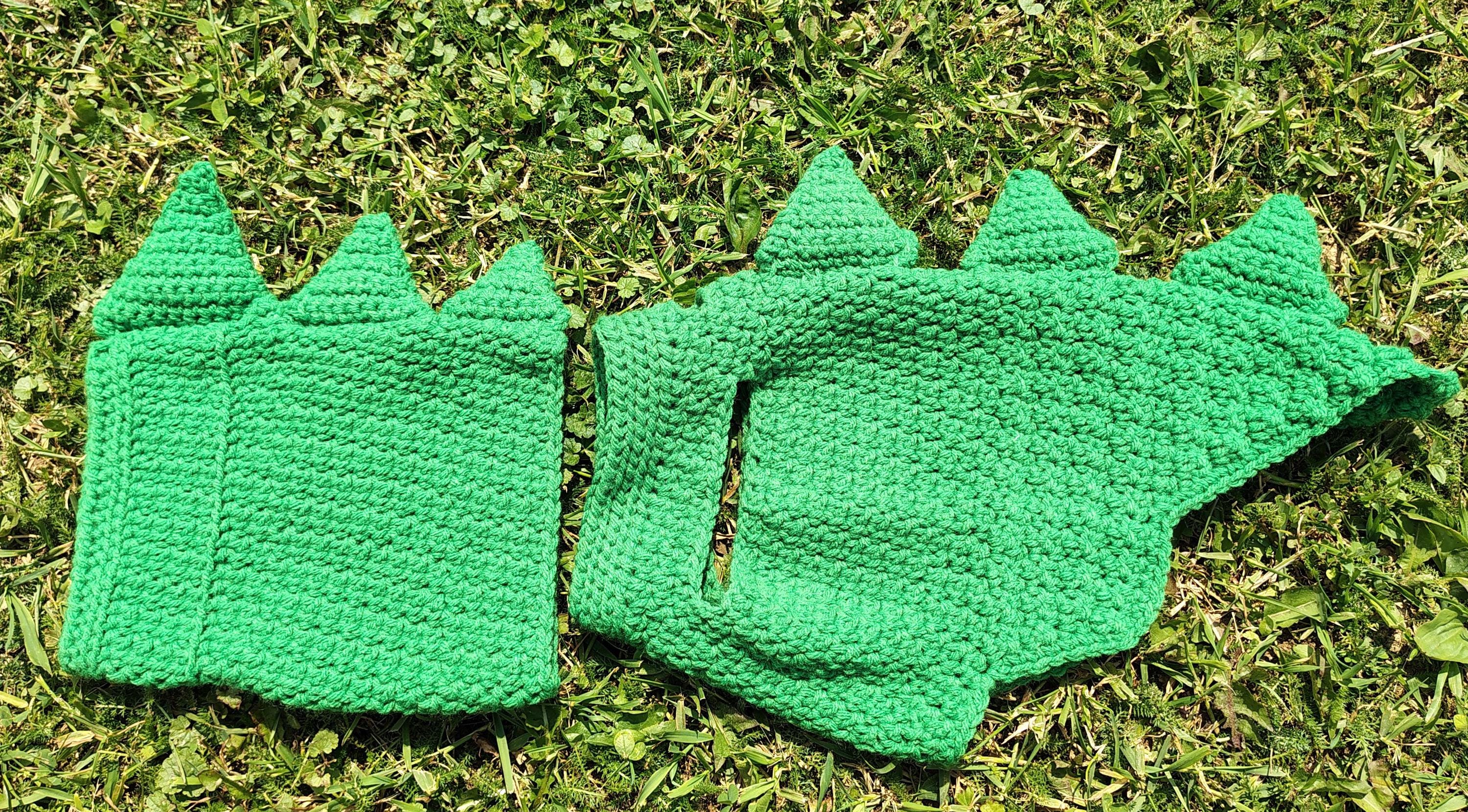 Dino Pet Costume, Green Dog Sweater, Dog Ear Warmer Protection, Boutique Pet Clothing, Halloween Dog Costume, Dinosaur Dog Outfit - Thumbnail 3