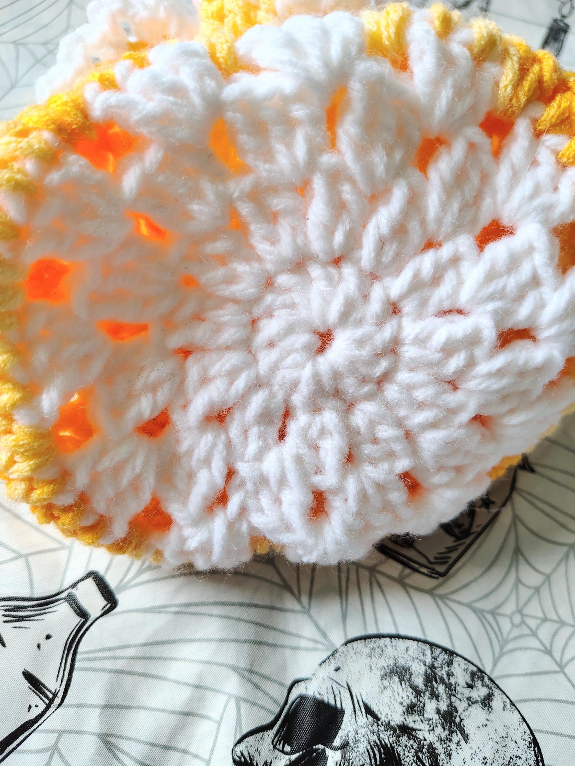 Crochet Pouch, Hand Crocheted Bag - Thumbnail 4