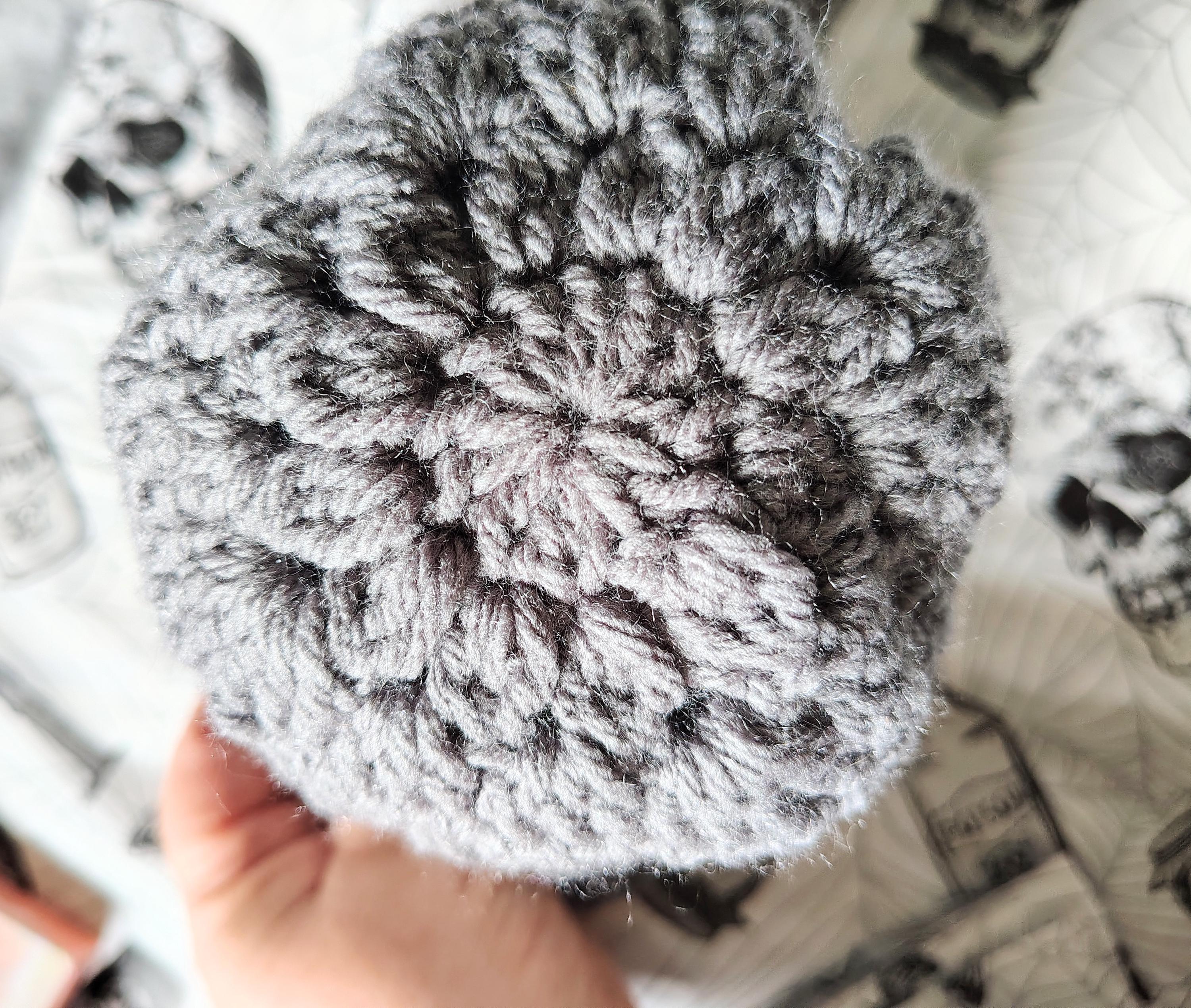 Crochet Granny Square Drawstring Pouch - Thumbnail 2