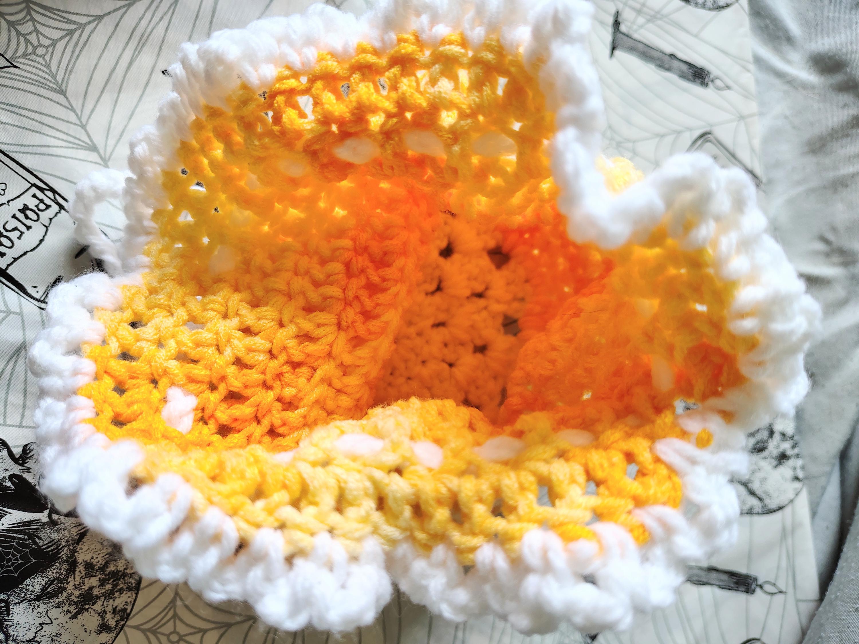 Crochet Pouch, Hand Crocheted Bag - Thumbnail 2