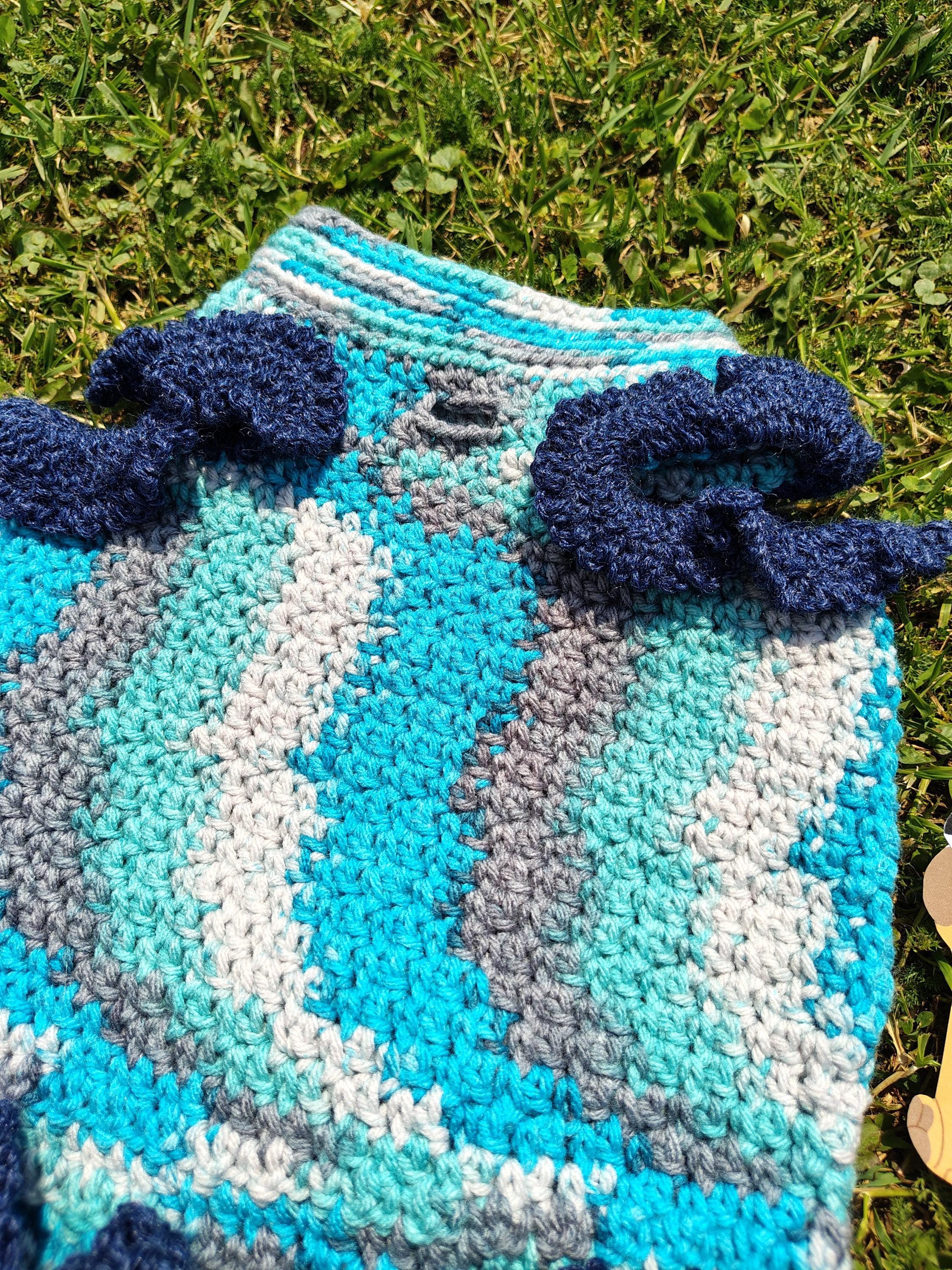 M Dog Sweater Dress with Ruffled Skirt, Boutique Dog Sweater, Unique Pet Gift Ideas, Crochet Dog Outfit, Dog Owner Gift - Thumbnail 2
