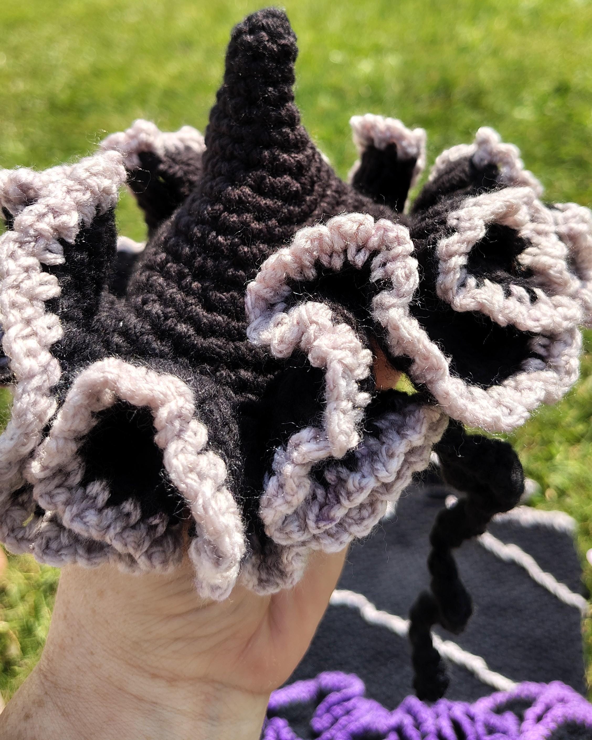 Dog Sweater, Crochet Dog Dress, Pet Fashion, Crochet Witch Costume for Dog, Halloween Pet Clothing - Thumbnail 3
