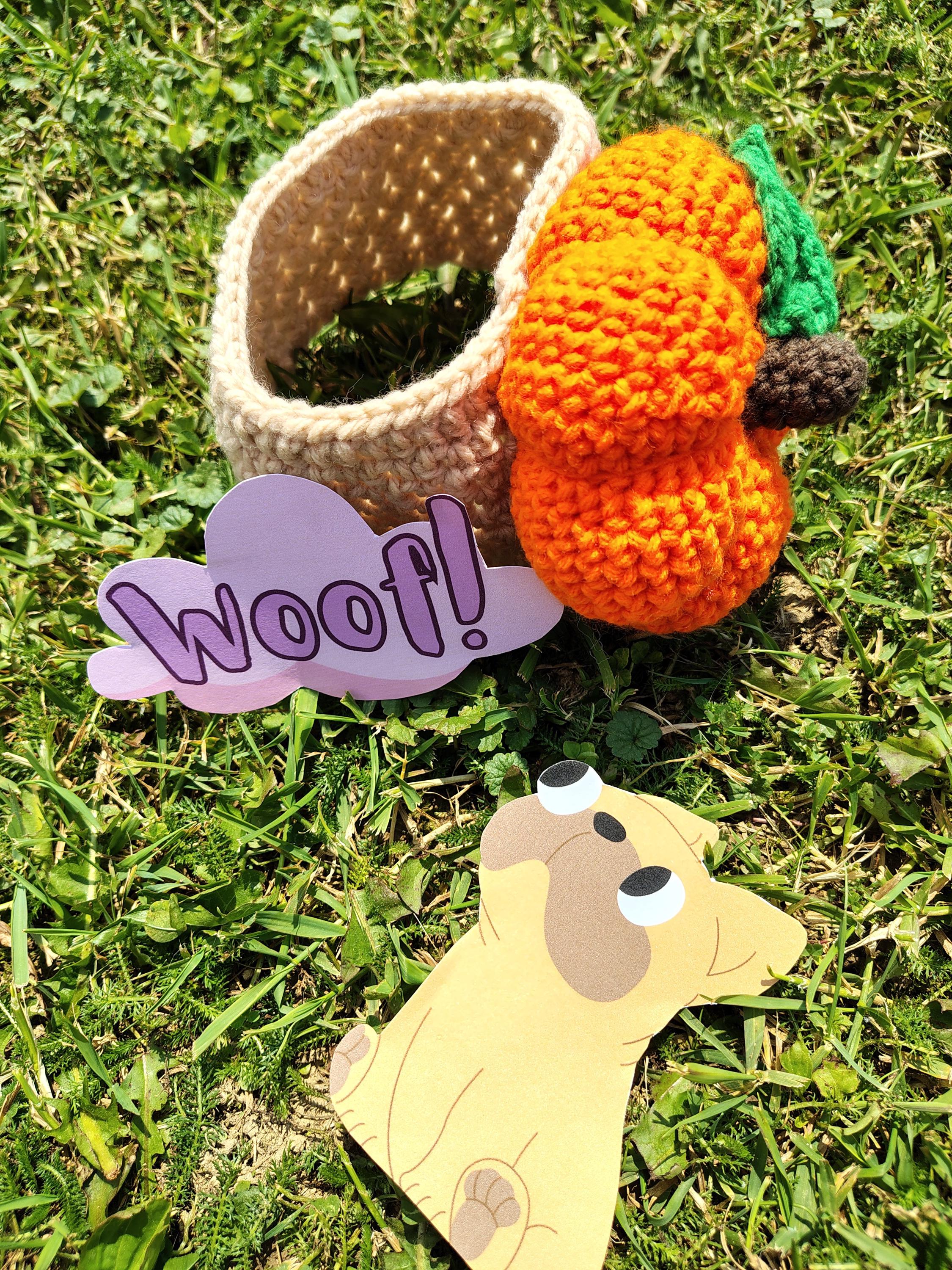 Dog Ear Protection, Pumpkin Hat, Pet Hood, Small Dog Costume, Cute Pet Clothes, Crochet Hats, Winter Wear, Pet Gift, Halloween Costumes - Thumbnail 5