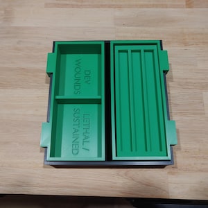 Multi-Function Dice Box V1 Dice Tray Storage Wargaming 40K AoS Killteam