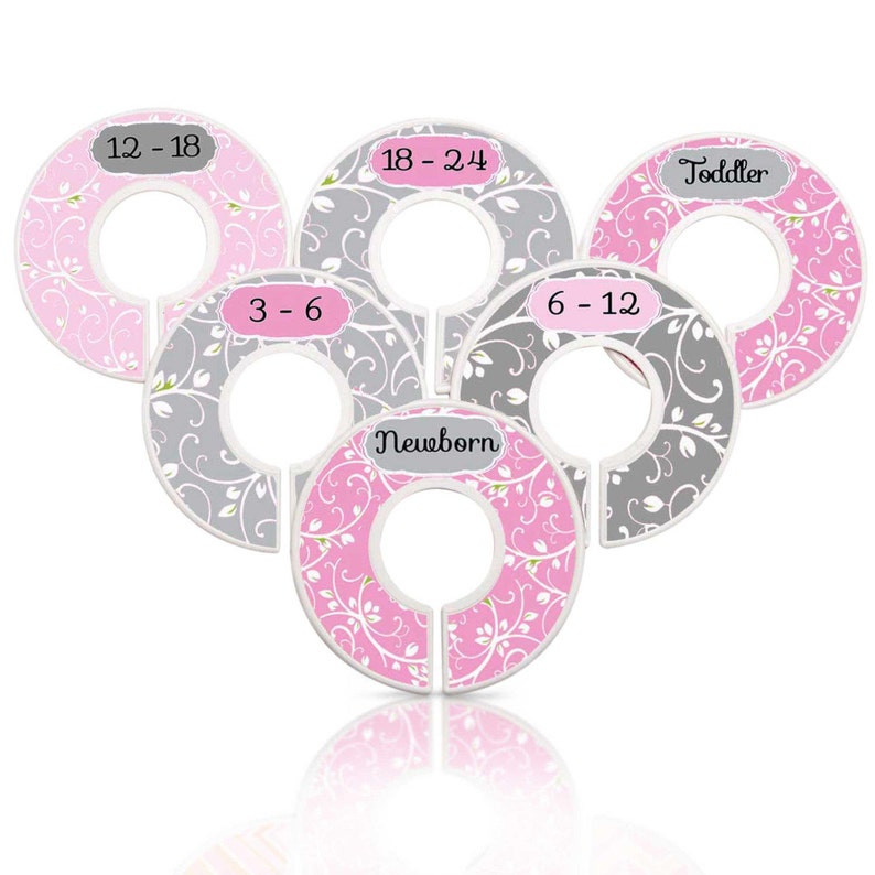 Baby Closet Dividers Closet Organizers Girl Closet Dividers Etsy