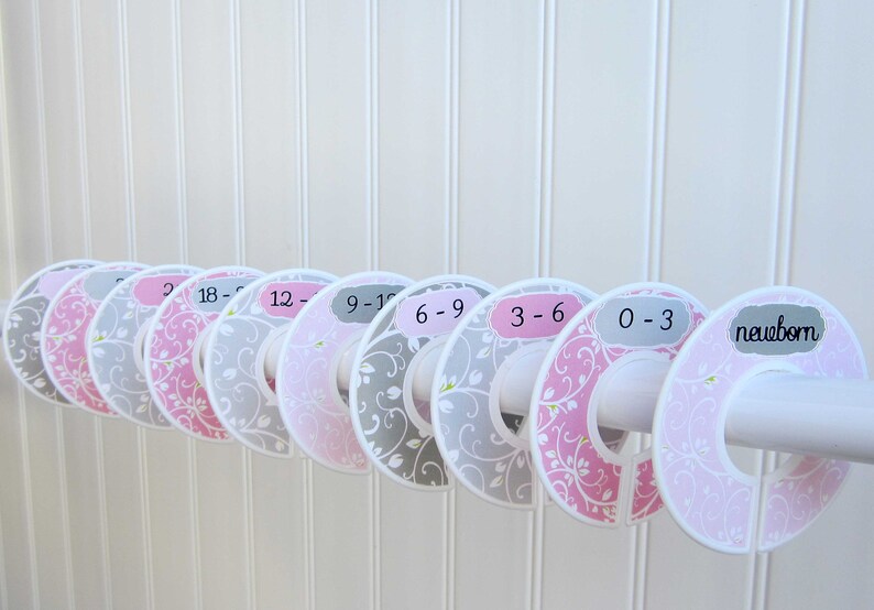 Baby Closet Dividers Closet Organizers Girl Closet Dividers Etsy