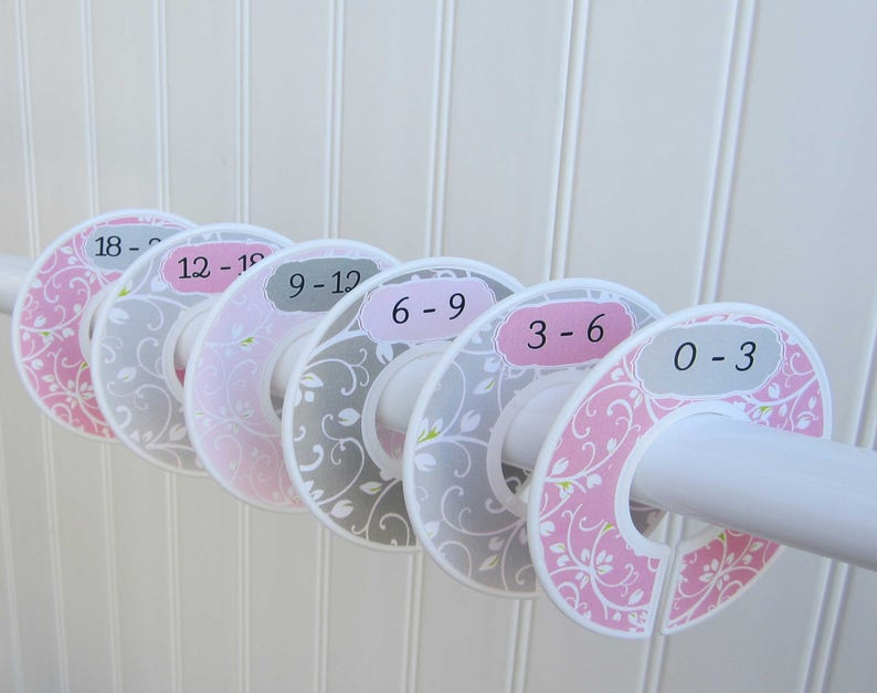 Baby Closet Dividers Closet Organizers Girl Closet Dividers Etsy