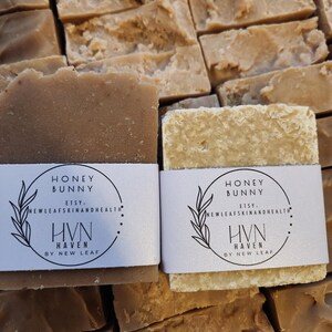 Soap: Honey Bunny | Gentle Cold Processed Soap with Goat Milk & Colloidal Oatmeal