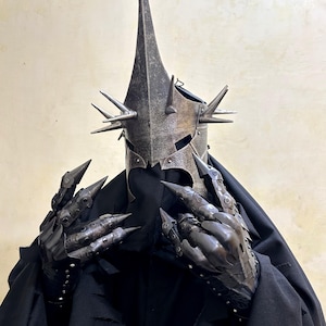 The Medieval Nazgul Black Ryder Costume Ring Wraith Witch King Movie Costume For Cosplay Prop