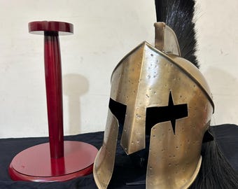 Casque endommagé guerrier spartiate roi Leonidas 300 Costume de film pour accessoire de Cosplay