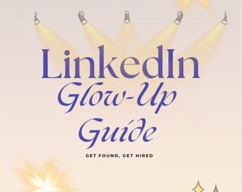 LinkedIn Career Workbook 2025: Profile Optimization, Networking, Content Planner (PDF Download)