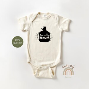Locally Brewed Onesie®, Funny Baby Bodysuit, Newborn Baby Onesie®, Cute Unique Baby Gift, Unisex Baby Gift, Funny Baby Clothes, Beer Baby