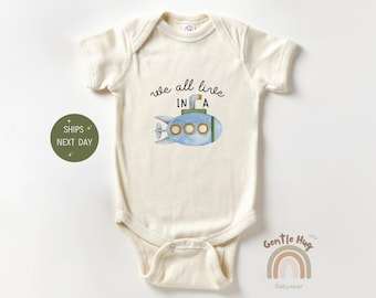 Submarine Baby Bodysuit, Ocean Theme, Beach Baby Shower Gift - Etsy