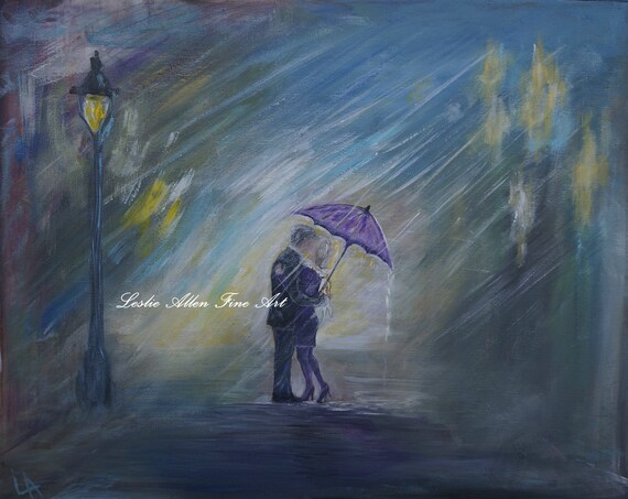 Items similar to Couple Love Couples ORIGINAL PAINTING In 