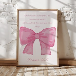 Modern Christian Art Christian Wall Art Croquette Wall Art Bible Verse Wall Art Spiritual Wall Art Religious Digital Download Girl Wall Art