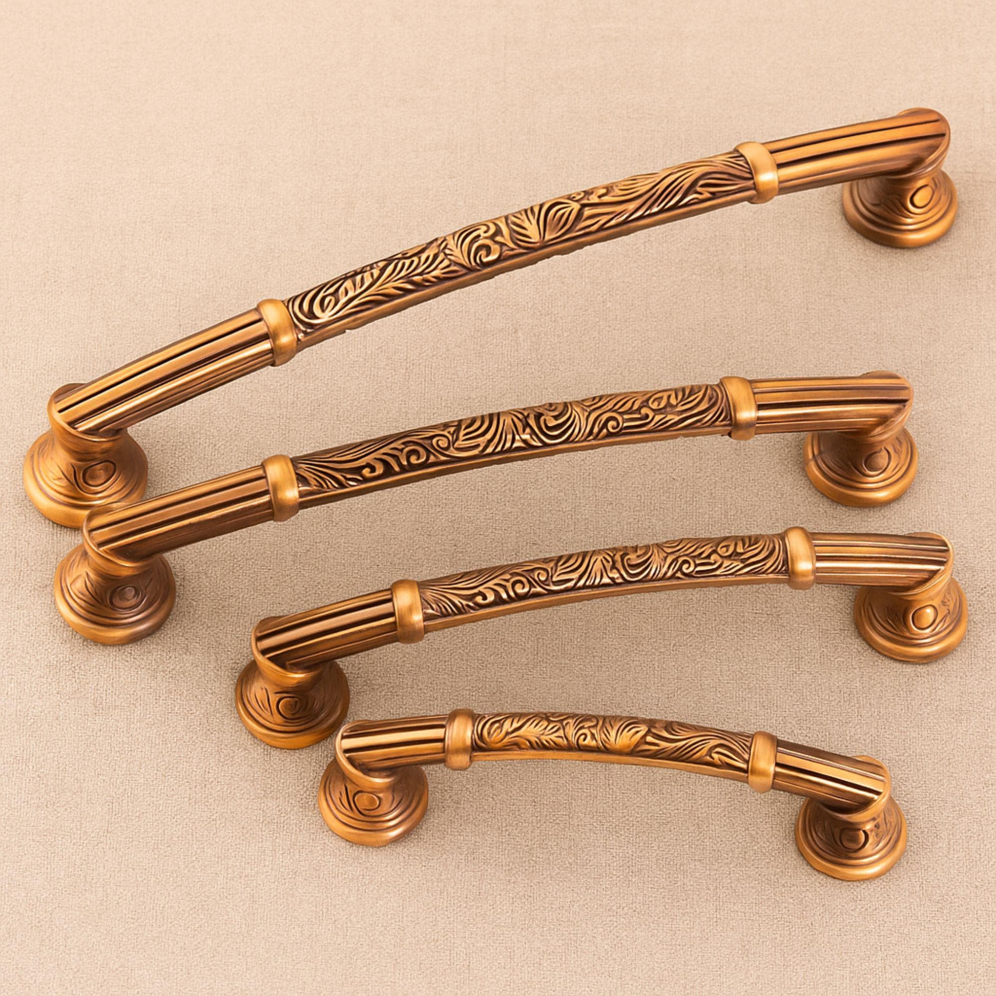 Antique Brass Baroque Cabinet Hardware: Knobs and Drawer Pulls - Etsy