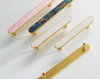 Iridescent Mother of Pearl & Abalone Cabinet Hardware – Luxury Pulls for Elegant Room Decor
