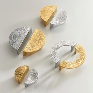 Modern Semicircle Cabinet Pulls, Half Moon Hardware Handles for Home decor