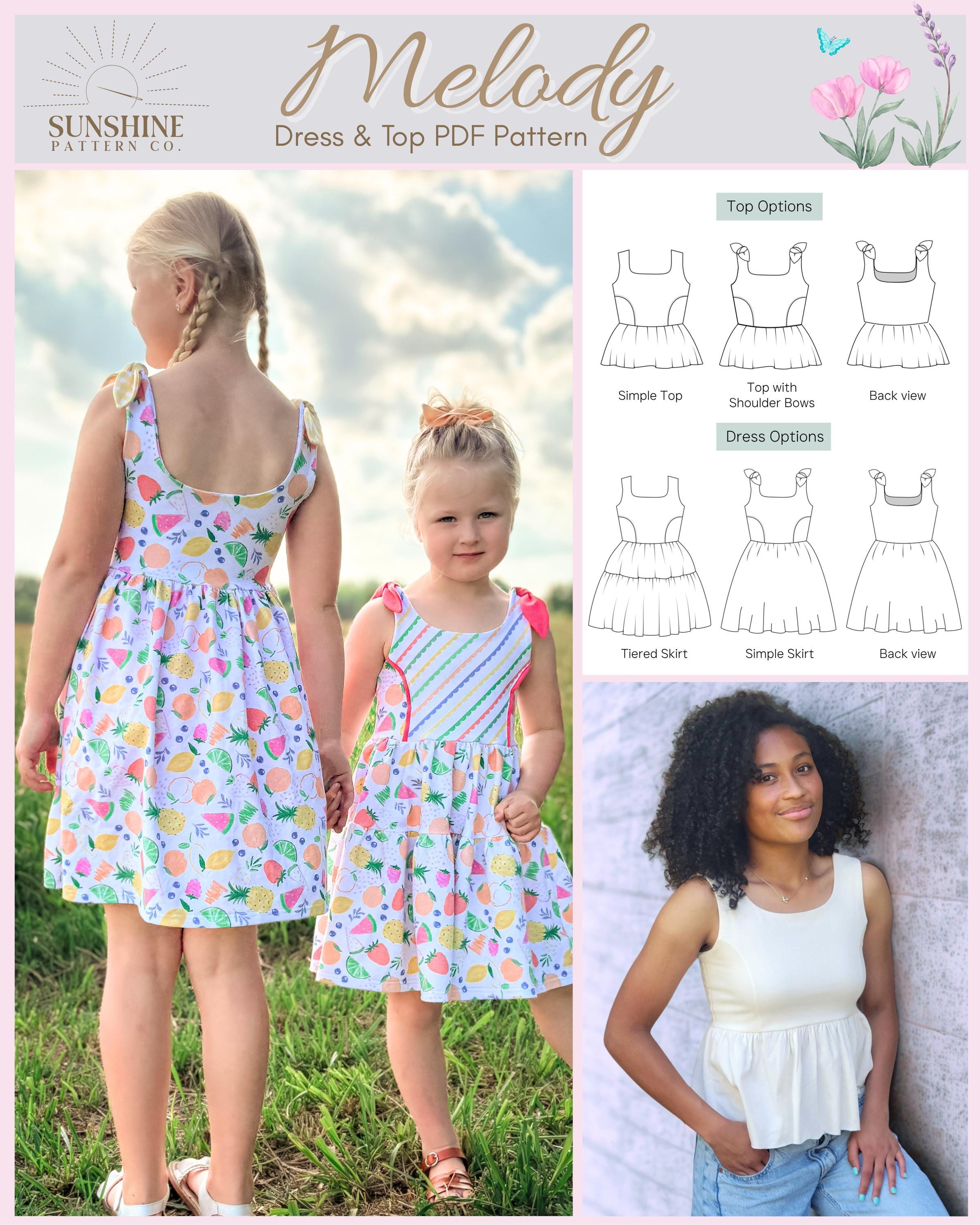 Tween Girls Peplum Top Pattern - Etsy UK