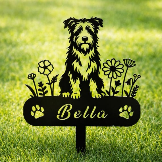 Personalized Dog Memorial Stake, Outdoor Dog Grave Marker, Custom Yard Decor, Pet Loss Gift