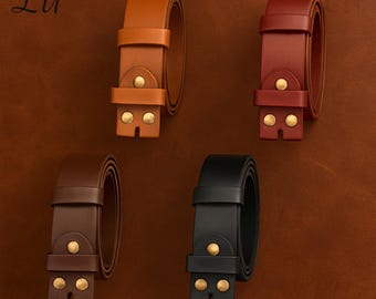 Cintura In Pelle Di Bufalo Pieno Fiore Invecchiata Tagliata - Foto 7