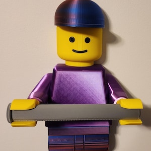 Toilet paper holder / Lego Style character