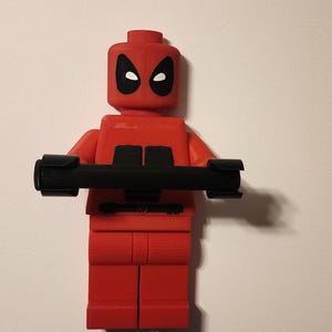 Toilet Paper Holder / Lego style Deadpool