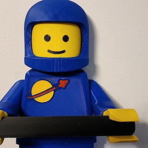 Toilet Paper Holder / Lego style Spaceman Benny toilet paper holder